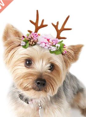 Christmas Decorations Antlers Headband Pet Headdress