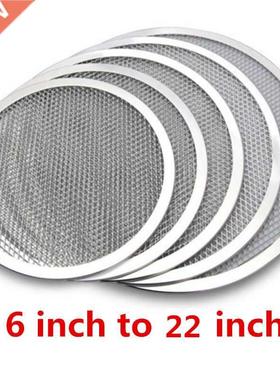 Non stick izza Sceen an Baking Tay Metal Net New Seamles