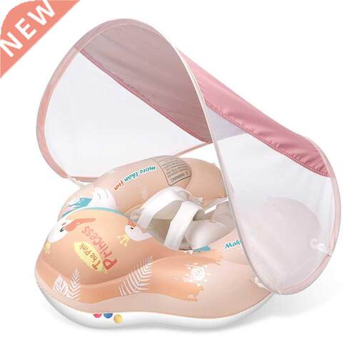 Baby Swimming Float With Canopy Splash Play Inflatable Baby