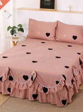 3pc/set Bedding Household 1 Bed Skirt + 2 Pillowcse Mtss P