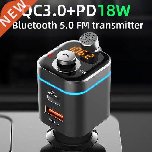 Car MP Player Bluetooth 5.0 Receiver FM transmitter 18W PD