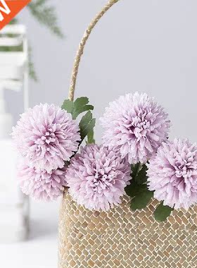 Artificial Flower Fake Dandelion Flowers Bridal Bouquet