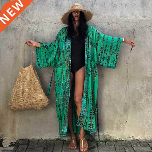Fitinling Snake Print Oversize Beach Cover Up Swimwear 202