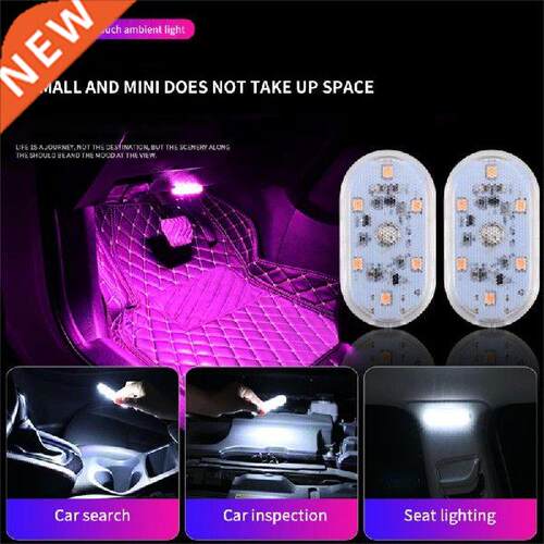 1PC Car LED Bar Touch Lights Car Interior Lights Mini USB