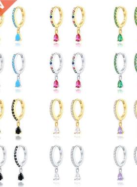 ide Minimlist 925 Sterling Silver Huggie Hoop Errings for