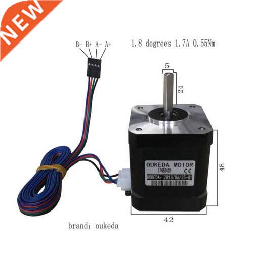 4-lead 17HS8401 Nema 17 Stepper Motor 42 motor 17HS8401 1.8A