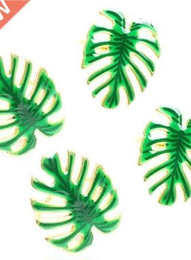 12Pcs Green Leaf Napkin Rings For Wedding Dinner Party