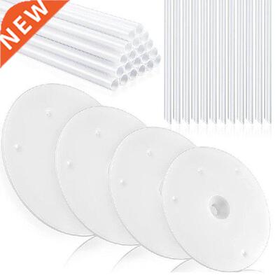 Qualty 36 Peces Plastc Cake Dowel Rods Set 20 Peces