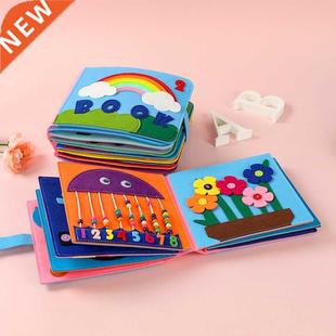 Montessori Cloth Book Baby Cloth D Toddlers Story Early Lea