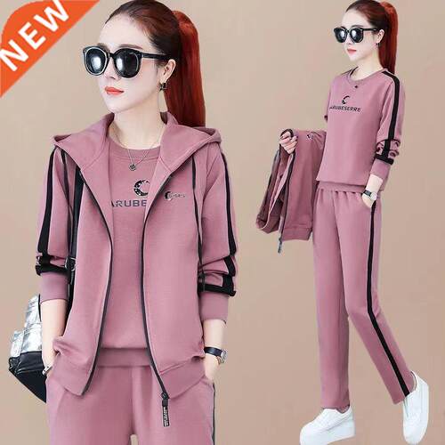 Autumn And Winter Plush Vest Pants Top Three Piece Sets Wome