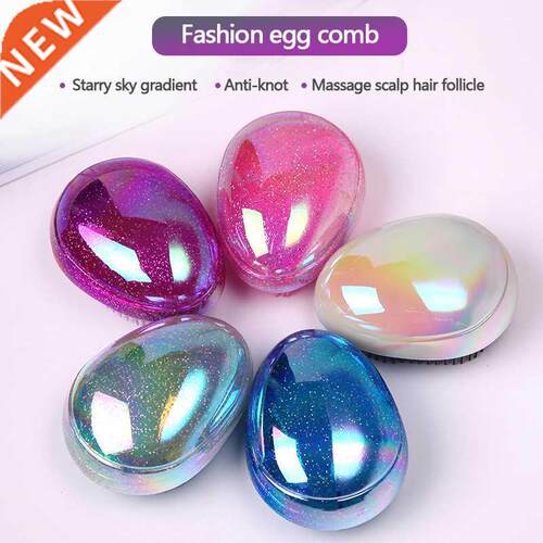 5 Color Egg-shaped Hair Care Brush Scalp Massage Exquisite