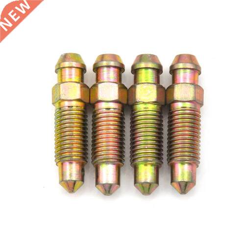4pcs M8 x 1.0mm Motorcycle Bike Brake Caliper Steel Bleed Sc