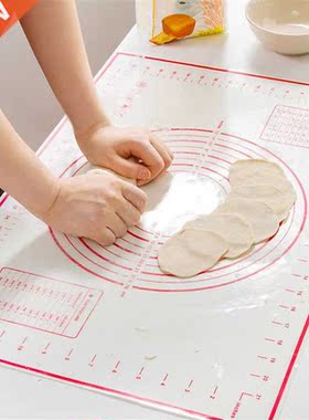 60x40cm Silicone Dough Mat Heat Resistance Rolling Paste Flo
