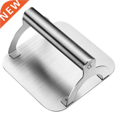 New Household Stainless Steel Square Manual Burger Meat