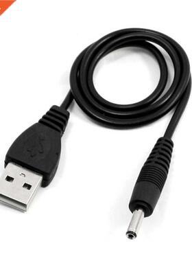 3.5mm x 1.3mm Black USB Cable Lead Charger Cord Power Supply
