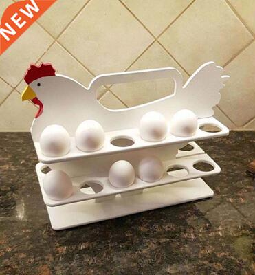 Egg Rack Detachable Creative Cartoon Wooden Multi-layer Egg
