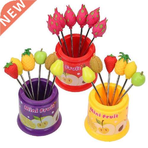 Tableware Snack Cake Dessert Food Fork Cute Stainless Steel