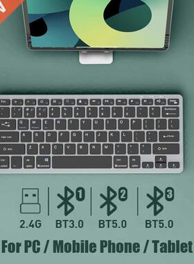 Bluetooth 5.0 & 2.4G Wireless Keyboard and Mouse Combo M