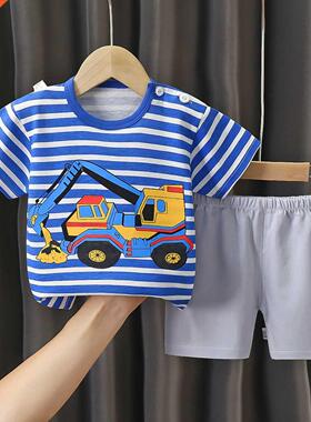 Summer Infant Newborn Baby Boy Clothes Children Clothing Set