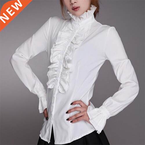 Faion Victorian Women OL Office Ladies White irt High Ne