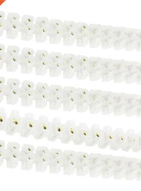 5 Pcs X3-0512 400V 5A 12 Position 2 Row Screw Terminal Block