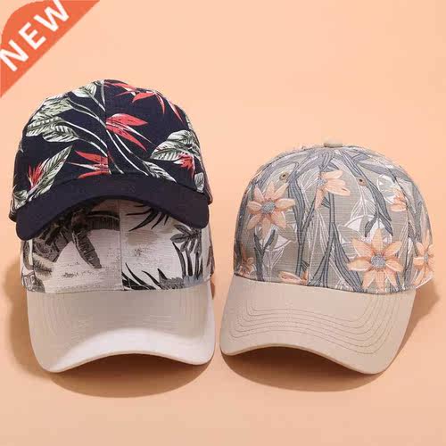 New Baseball Cap Women Flower Embroidery Sun Hats Spring Sum
