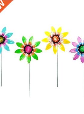 3D Garden Suower Decorative Stakes Art Colorful Look