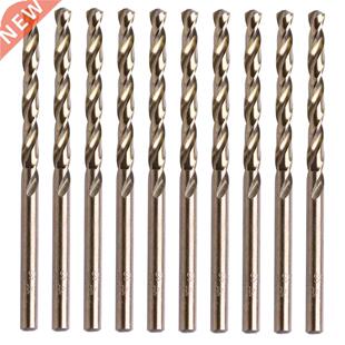 10Pcs 4mm M35 Round Shank HSS-Co Cobalt Twist Spiral Bit L15