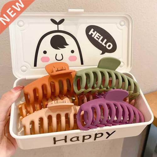 Hot Sale Solid Color Claw Clip Large Barrette Crab Hair Claw