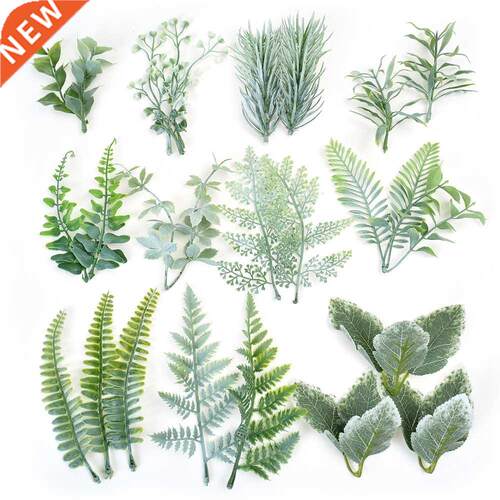 10pcs new artificial flowers retro leaves For wedding home C