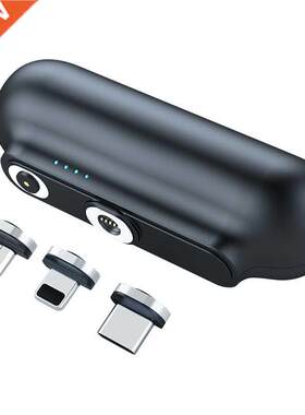 Garas Mini Magnetic Charger Power ank Micro US Type C 2600