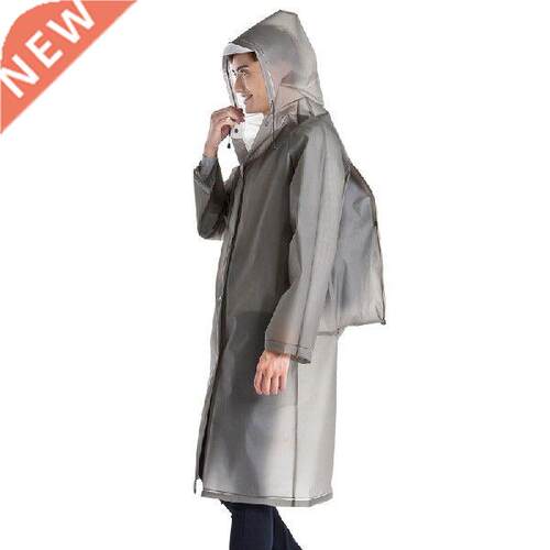 Outdoor Poncho Raincoat Men Waterproof Transparent Overall