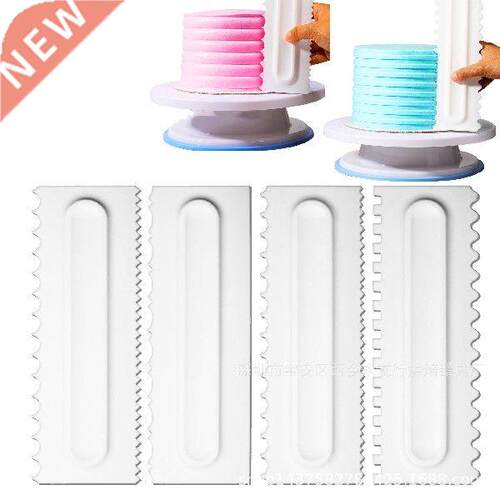 Cake Cream Scraper Fondant Irregular Teeth Edge Spatulas