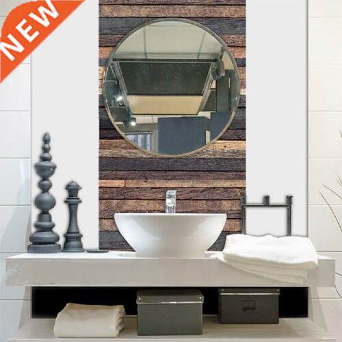 1Set Wood Grain Floor Tile oard Sticker DIY PVC
