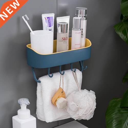 1Pcs Bathroom Shelf Shower Wall Mount Shampoo Storage