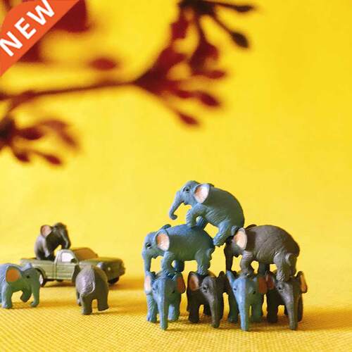 wholesale~10 Pcs/ mnatures anmals/elephants/cute/fary ga