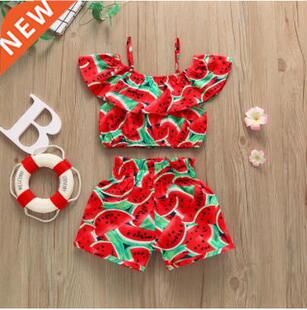 1-6 Year Old Toddler Baby Girl Clothes Watermelon Sunflower