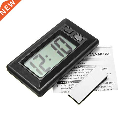 High Quality Self-Adhesive LCD Digital Clock Auto Car Truck