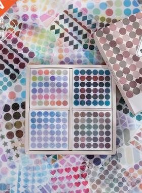 Round Color Coding Circle Dot Sticker Labels Morandi