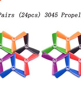 12 Pairs 3045 (6 color ) 3 blades Leaf Blade Prop Propeller