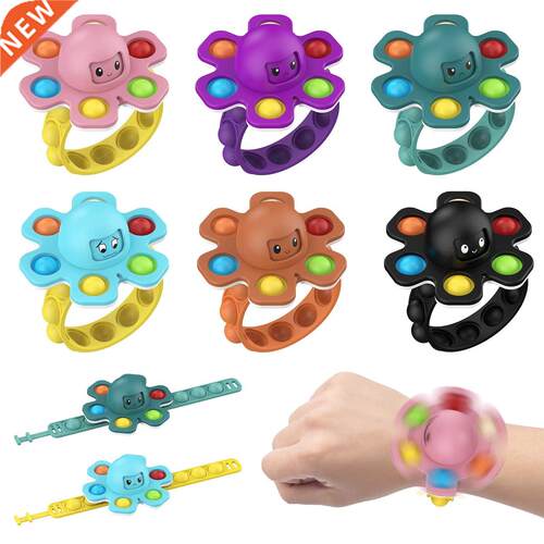 Faces Change Octopus racelet pop Fidget Spinner Toys Antisr