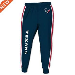 Casual Texans Striped Sweatpants Fashion Houston Outdoor Jog
