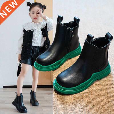Short Fur Ankle Winter Children Fashion Boots for Girls Todd