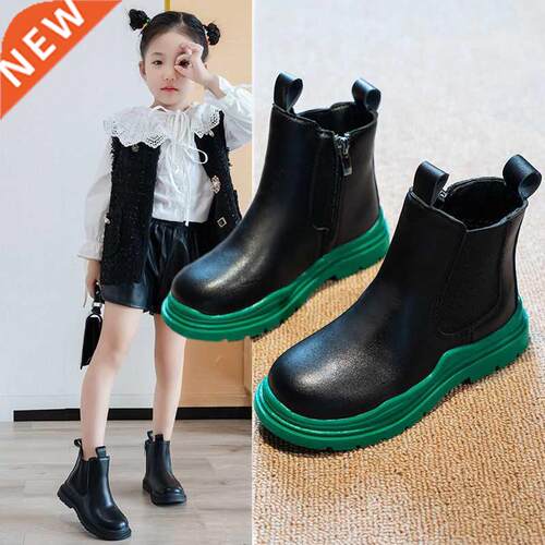 Short Fur Ankle Winter Children Fashion Boots for Girls Todd
