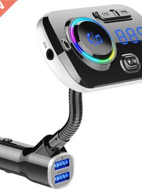 BC49AQ New Car Bluetooth MP3 Car FM Transmitter QC3.0 Ambien