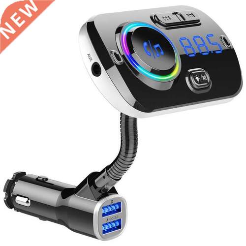 BC49AQ New Car Bluetooth MP3 Car FM Transmitter QC3.0 Ambien