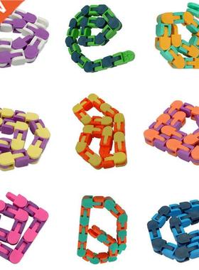 New 48 Knots Wacky Tracks Fidget Antistress Chain Toy For Ch