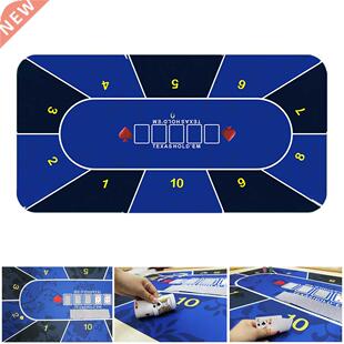 1.2m Deluxe Suede Rubber Texas Holdem Pokers Tablecloth