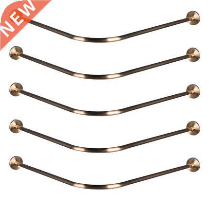Bthroom curtin shower curtin rod curved bronze free punc