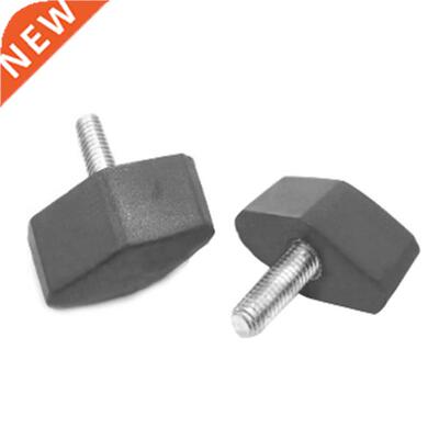 M6 x 10mm Thread Screw Rotating Clamping Handle Knob 8 Pcs